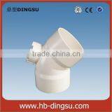 Low Price /Manufacturer of White Color Pvc 45deg Elbow With Port