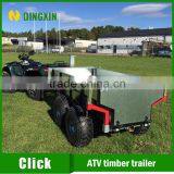 ATV Quad Forest Timber Trailer With Electric Winch Crane thumbnail-6