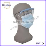 CE Certificated Double Anti-fog Clip On Disposable Eyewear