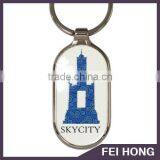 Custom Taiwan Great Building Kaohsiung Promotion Printing Keychain Holder