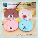 Bear Shaped Metal Cat Keychain/glow in the Dark Keychain/poker Chip Keychain