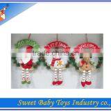 2014 Hot Sale Christmas Plush Wall Hanging Decoration Toy,Ornament Christmas Hanging Decoration Toy,Christmas Ornament Toy thumbnail-1