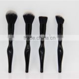 plastic handle makeup soft hair powder blush foundation brush set