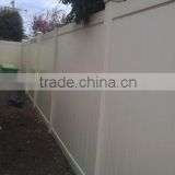 PVC full privacy fencing