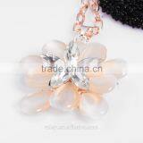 Beautiful Flower Black Welded Metal Ornament Chain Brightness F1-80023 thumbnail-2