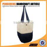 Cheap Contracted Fashion Shoulder Bag Style Paper Straw Beach Bag Women Tote Crochet Bag thumbnail-2