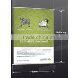 Good Quality Ceiling Hang up Poster Frame Aluminum Snap Grip Rails thumbnail-1