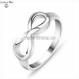 Hot selling 925 silver fashion ladies finger gold ring design