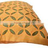 RTHCC- 83 Gujrati Stylish Designer Hand Crafted Applique Cut Work Cotton Kantha Stitch Cushion Covers Christmas Home Decor thumbnail-4