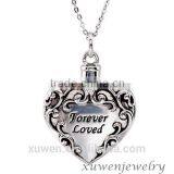 Celtic Style Heart Screw 316l Stainless Steel Ashes Keepsake Locket Pendants