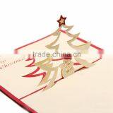 Handmade Card 3D Christmas Theme Tree Kirigami Birthday New Year Party Invitation Card Up Greeting Card Quality Choice thumbnail-2