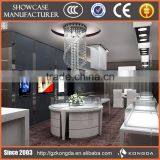 Modern antique glass led lighting for display cases for jewelry