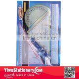 5PCS Math Set Geometry Set Blister Card Ruler Set Drawing Set