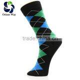 Cotton Mens Custom Argyle Socks thumbnail-1