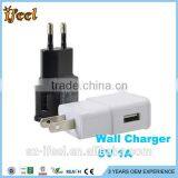 Mini EU/US Plug Home Travel Dual Port AC USB Wall Charger for IPhone for Samsung thumbnail-3