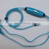 Shining Crazy Selling EL Flowing LED Light Earphone With Microphone as Newst Promotion Gift Gfactory Directly Supply thumbnail-4