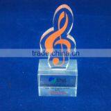 Music Awards Crystal Acrylic Award Trophy thumbnail-1