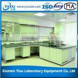 Steel Island Bench With PP Sticks and Sink and Reagent Shelf thumbnail-1