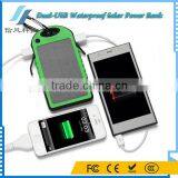 Dual USB Solor Charger 8000mAh Solar Power Bank Waterproof for IPhone for IPad for Android Phone thumbnail-4