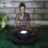 Resin Crafts Solar Buddha Statues Garden Lighting Wholesale thumbnail-1