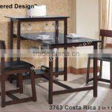 Furniture,Dining Set,table,chair,5pcs Set(Costa Rica 2 in 1 Dining Set) thumbnail-1
