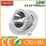 High Quality Gimbal Recessed Dimmable Cob Led Downlight 10w 20w 30w