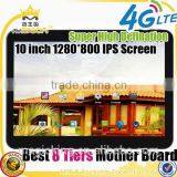 Quad Core 10 Inch MTK8732 6500mah Battery Tablet pc 4g Sim Card Slot With 8mp Camera