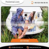 Low Weight Standard Quality Women Bathrobe With Custom Logo and Labels thumbnail-2