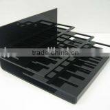 Black Acrylic Table Top Cosmetic Product Display Stands