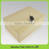Shenzhen Yuda Manufacture MDF Box Crafts Wooden Locking Storage Box thumbnail-4