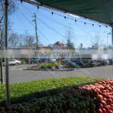 7.3x1.8m Clear PVC Tarpaulin Cover Market Stall Tarp,Glass Clear PVC Tarpaulin 350g 24ft*6ft thumbnail-2