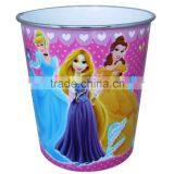 Cartoon 3D Lenticular Printing plastic trash bin