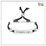 Customized Mens Wrap Leather Rectangle Bracelet thumbnail-1