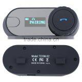 LCD Screen and FM Function,1000M 3 Riders Motorcycle Intercom BT Bluetooth Wireless Interphone Helmet Headset thumbnail-4