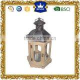 Small Camping Wooden Lantern Garden Decoration thumbnail-1
