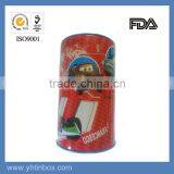 Round Tin Box for Saving Coins Gift Tin Money Box thumbnail-3