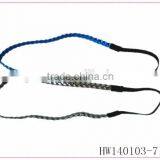 Fashion pu Braid Hair Band,shine Leaf or Flower Headband