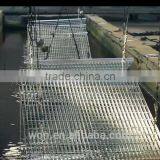 projects used hot dipped galvanized steel gratings / steel stair landing