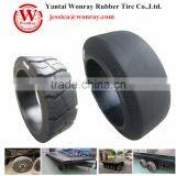 Forklift Scissor Lift Trailer OTR Mining Press-on Solid Tire Wheel thumbnail-6