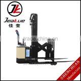 ISO CE Approved Economy Fully 1.2T-1.5T Fork Reach Full Electric Stacker Jeakue ESFR12 ESFR15 thumbnail-1