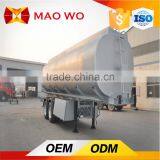 Used 3axles 20m3 Oil Tank Mercedes Trailer Truck and Oil Tank Semi Trailer for Sale thumbnail-4