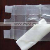 CUSTOMIZED UNPRINTING LDPE/HDPE DIE CUT SHOPPING PACKAGING PLASTIC BAG thumbnail-1