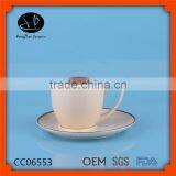 Reusable Italian Ceramic Coffee Cups/espresso Coffee Cup and Saucer thumbnail-1