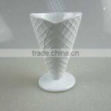 Porcelain Ice Cream Cup With Funnel Shape thumbnail-1