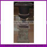 Antique Powder Coated Cast Iron Garden Planters thumbnail-1