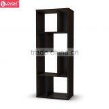 Hot Sale Wood Cube Storage Shelf Easy Assembly Collection Bookcase 4 Tiers Multifunction Bookshelf Wholesale thumbnail-1