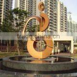 Vivid Guitar Standing of Garden Stainless Steel Sculptures thumbnail-3