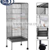 146cm Large Parrot Bird Cage Play Top W/Perch Stand Two Doors Aviary House thumbnail-3