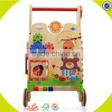 Wholesale Fashion Kids Wooden Toy Walker Popular Children's Wooden Toy Walker W16E034 thumbnail-5