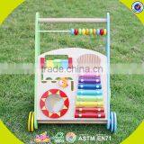 2017 New Design Wooden Baby Boy Walkers High Quality Wooden Baby Boy Walkers Best Sale Baby Boy Walkers W08J001 thumbnail-3